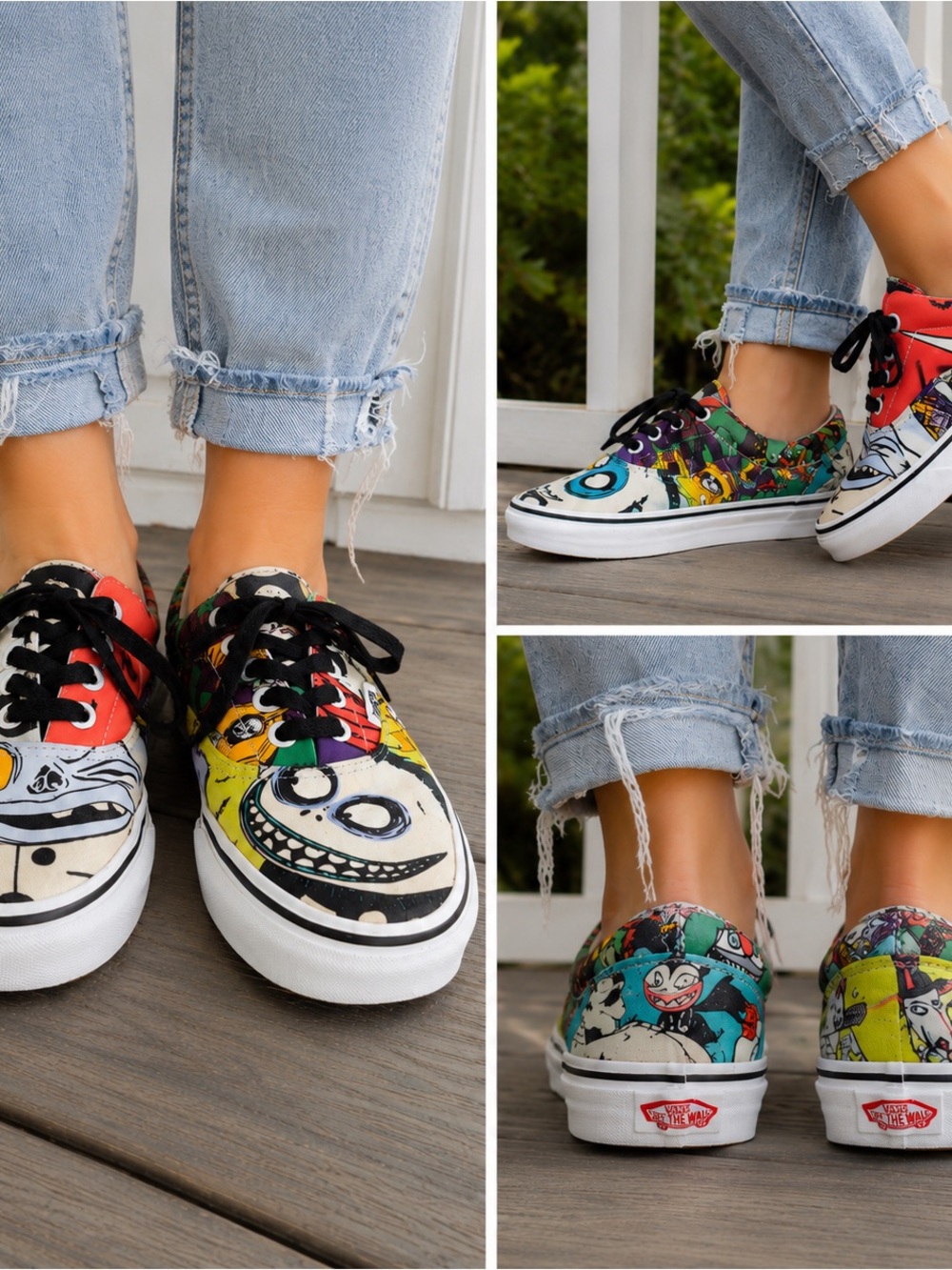 Vans x Disney Nightmare before Christmas Sneakers Youth 4.5/Women 6